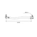Steering DRAG LINK 31.540 in S-22858 for heavy trucks 