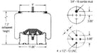 AIR SPRING HENS-20124 for heavy trucks 