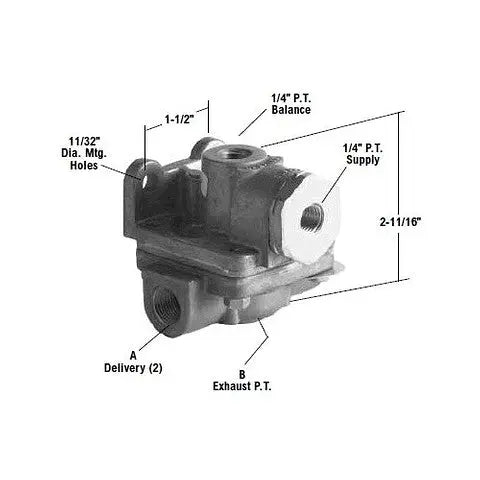 QUICK RELEASE VALVE QR-1C 289714N for heavy trucks 