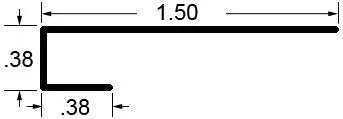 J-MOLDING 10 FT WBE0821200 for heavy trucks 