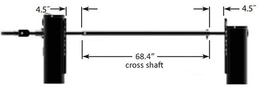 CROSS SHAFT TURNING SHAFT 68.4IN JOSB10066.68.4 for heavy trucks 