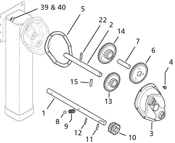 REPAIR KIT GEAR BOX 2SPD-MARK V HOLRK-11287 for heavy trucks 