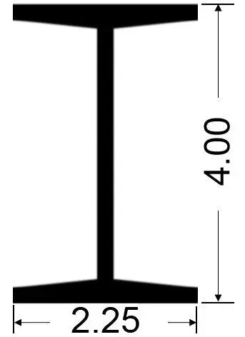 CROSSMEMBER STL 4 X 102 BARE NO CLIP XMB4X102 for heavy trucks 