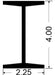 CROSSMEMBER STL 4 X 102 BARE NO CLIP XMB4X102 for heavy trucks 