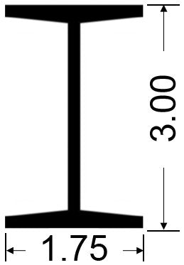 CROSSMEMBER 3INCH XMB3X102