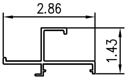 FRONT/REAR SIDE POST 110.36IN  CRT8521102-A203 for heavy trucks 